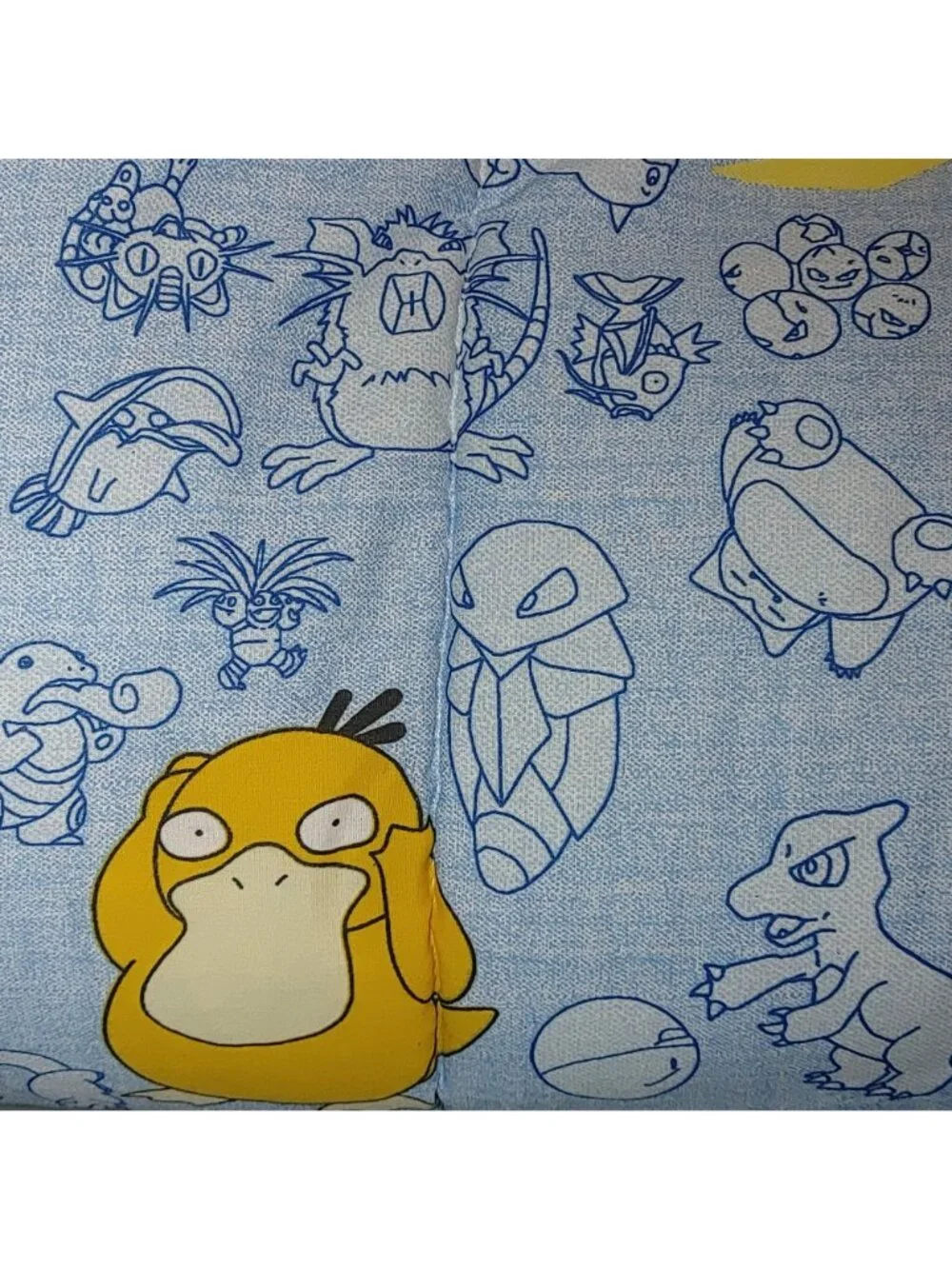 Pokemon Twin Comforter 1998 Vintage Pikachu Gengar Bulbasaur Charmander Blue
